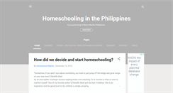 Desktop Screenshot of homeschoolmanila.com